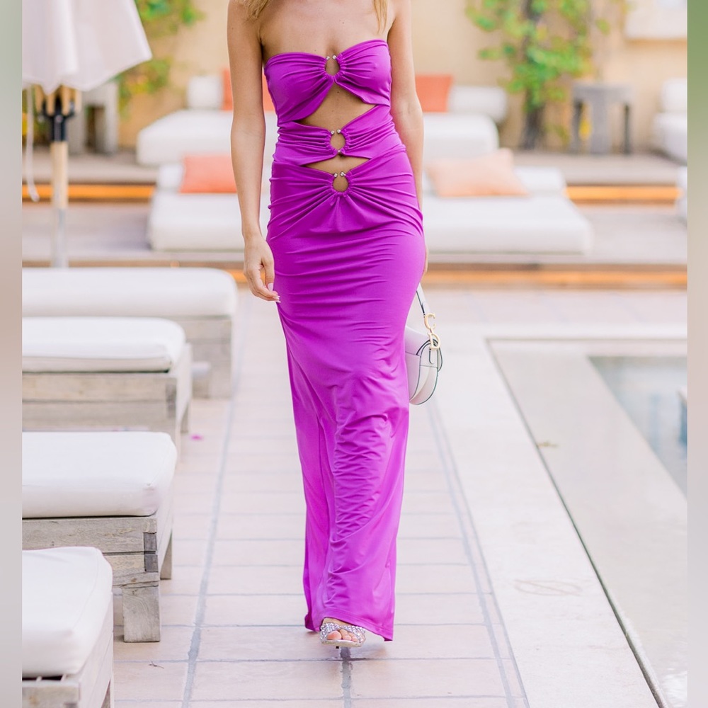 Boutique Women's Purple Maxi Dress
